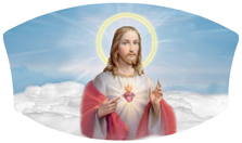 DNSWILL 109 BL Sacred Heart Clouds Blue